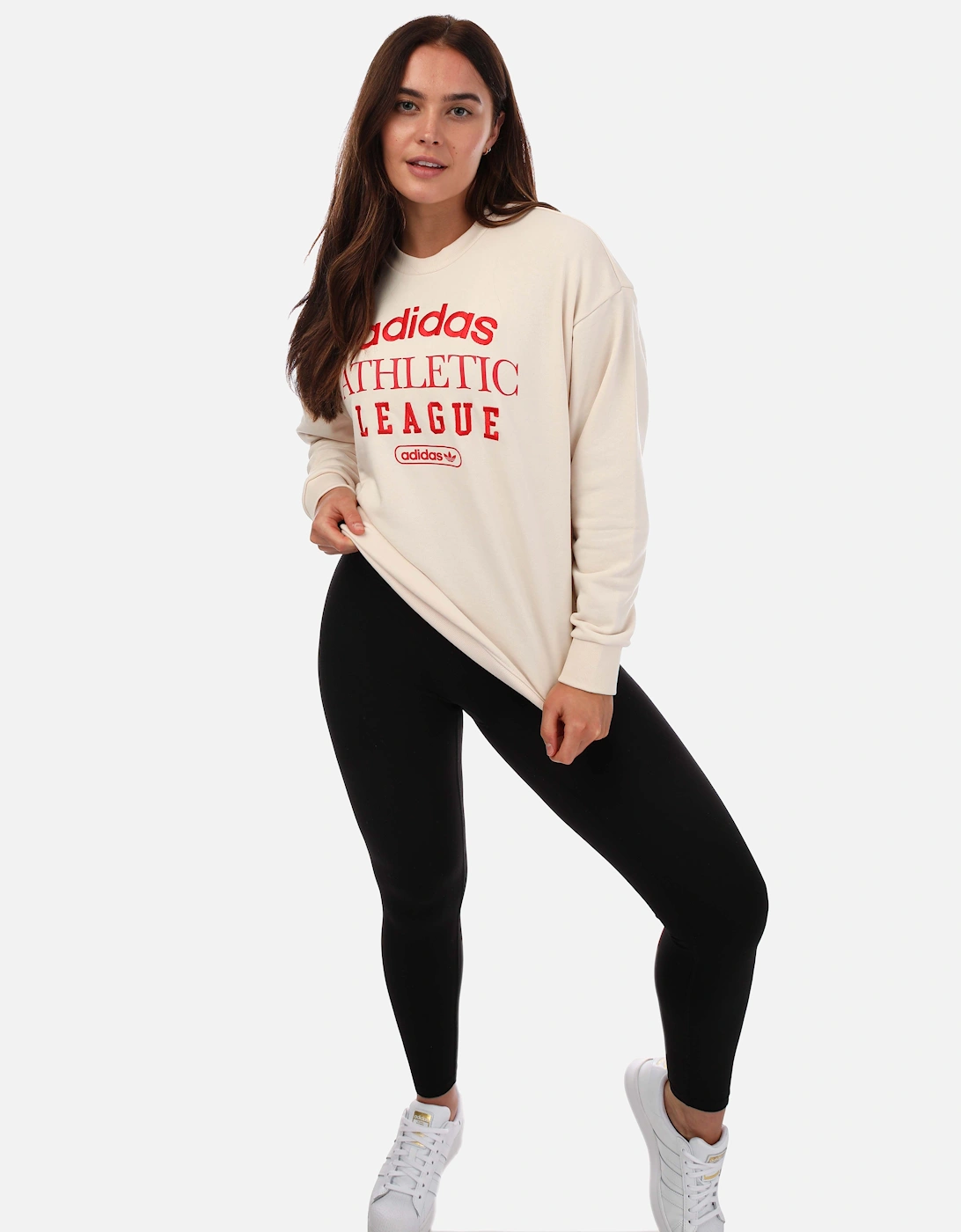 Womens Retro Luxury Crew Sweatshirt
