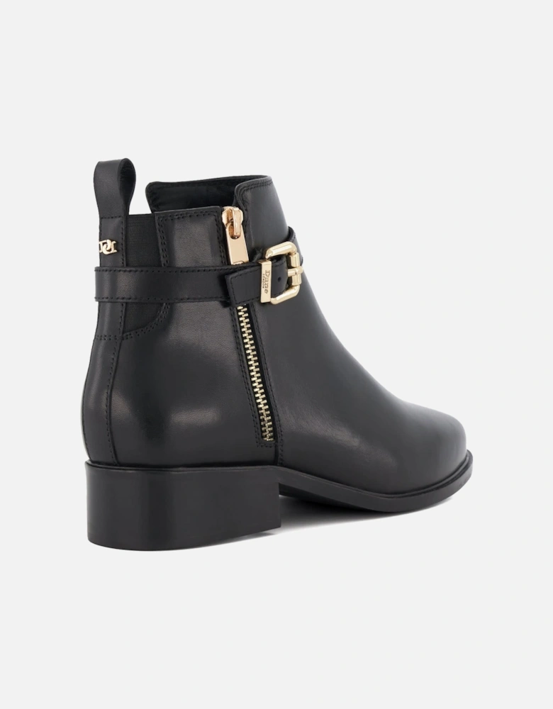 Ladies Pepi - Buckle-Side Casual Ankle Boots