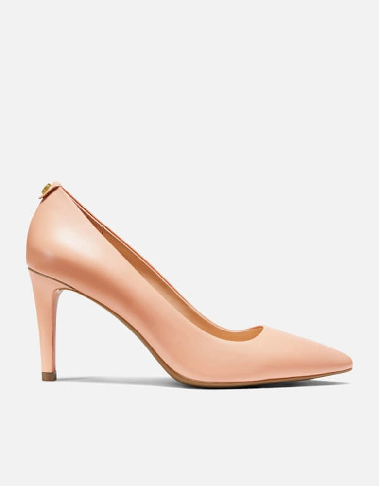 MICHAEL Dorothy Flex Leather Heeled Court Shoes