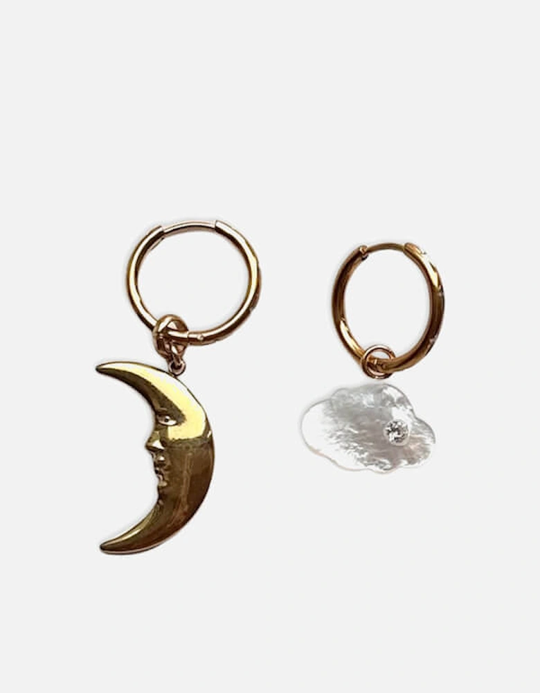 Dreaming Luna Gold-Plated Earrings