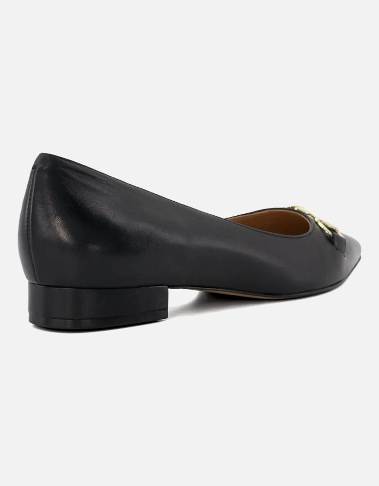 Ladies Haydenne - Snaffle-Trim Ballet Pumps