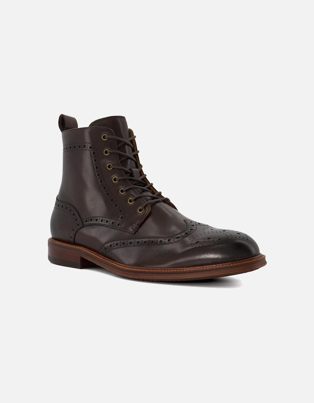 Mens Morrals - Casual Brogue-Detail Boots, 5 of 4