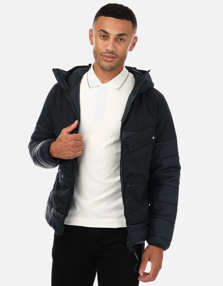 Mens Shell-R Mixed Google Jacket