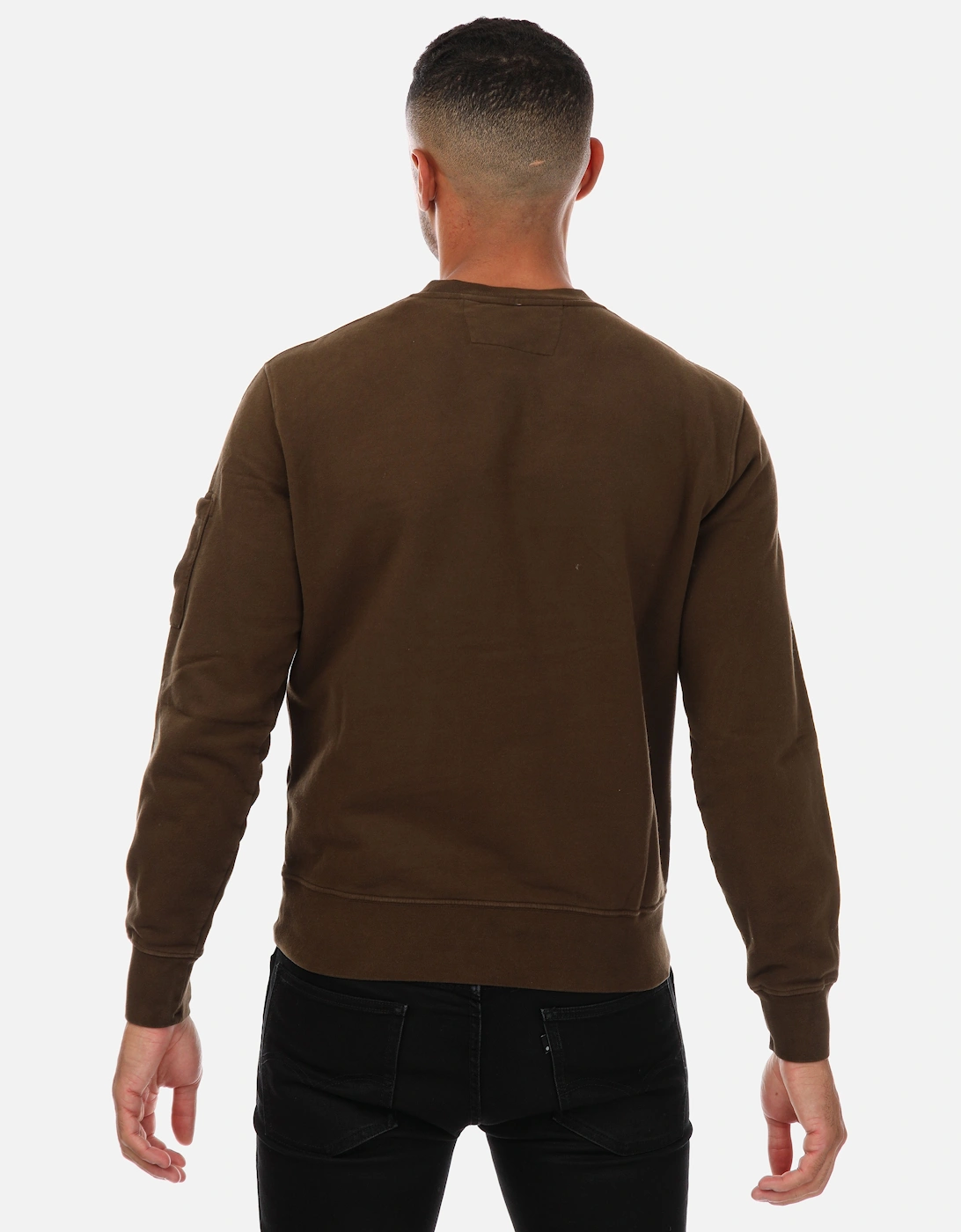 Mens Diagonal Fleece Sweatshirt