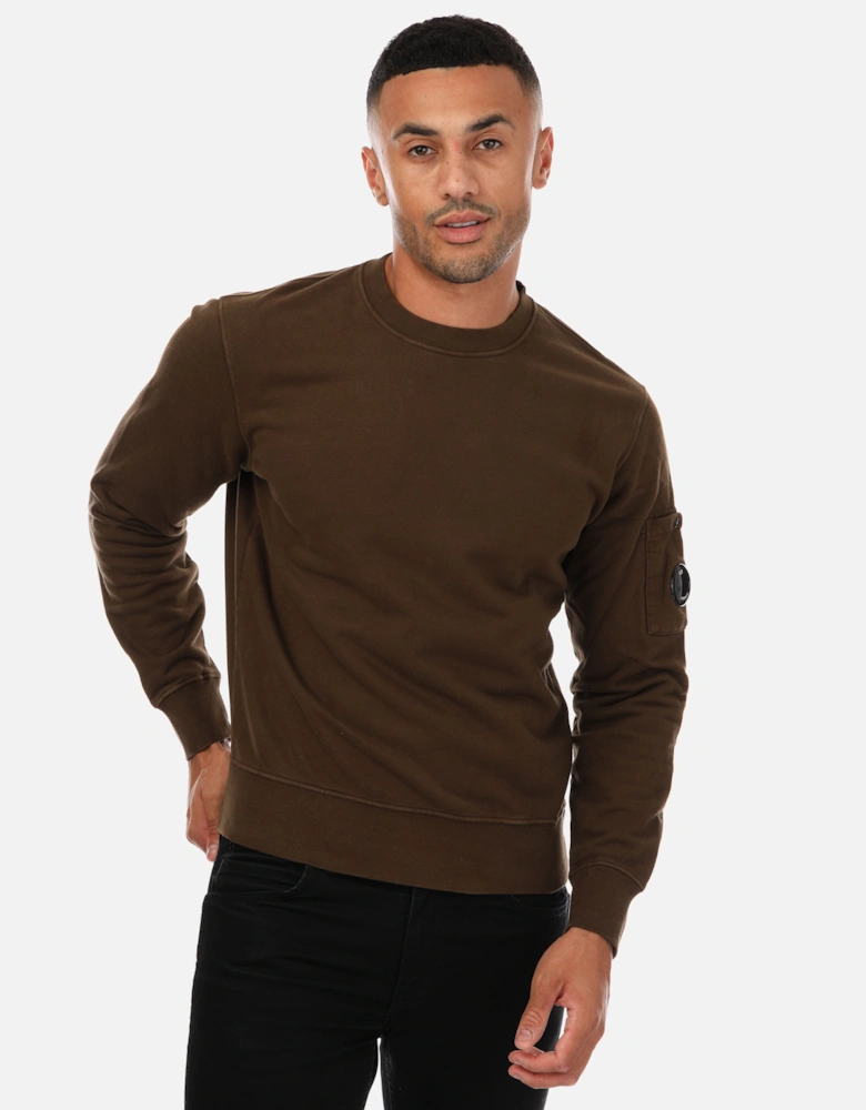 Mens Diagonal Fleece Sweatshirt