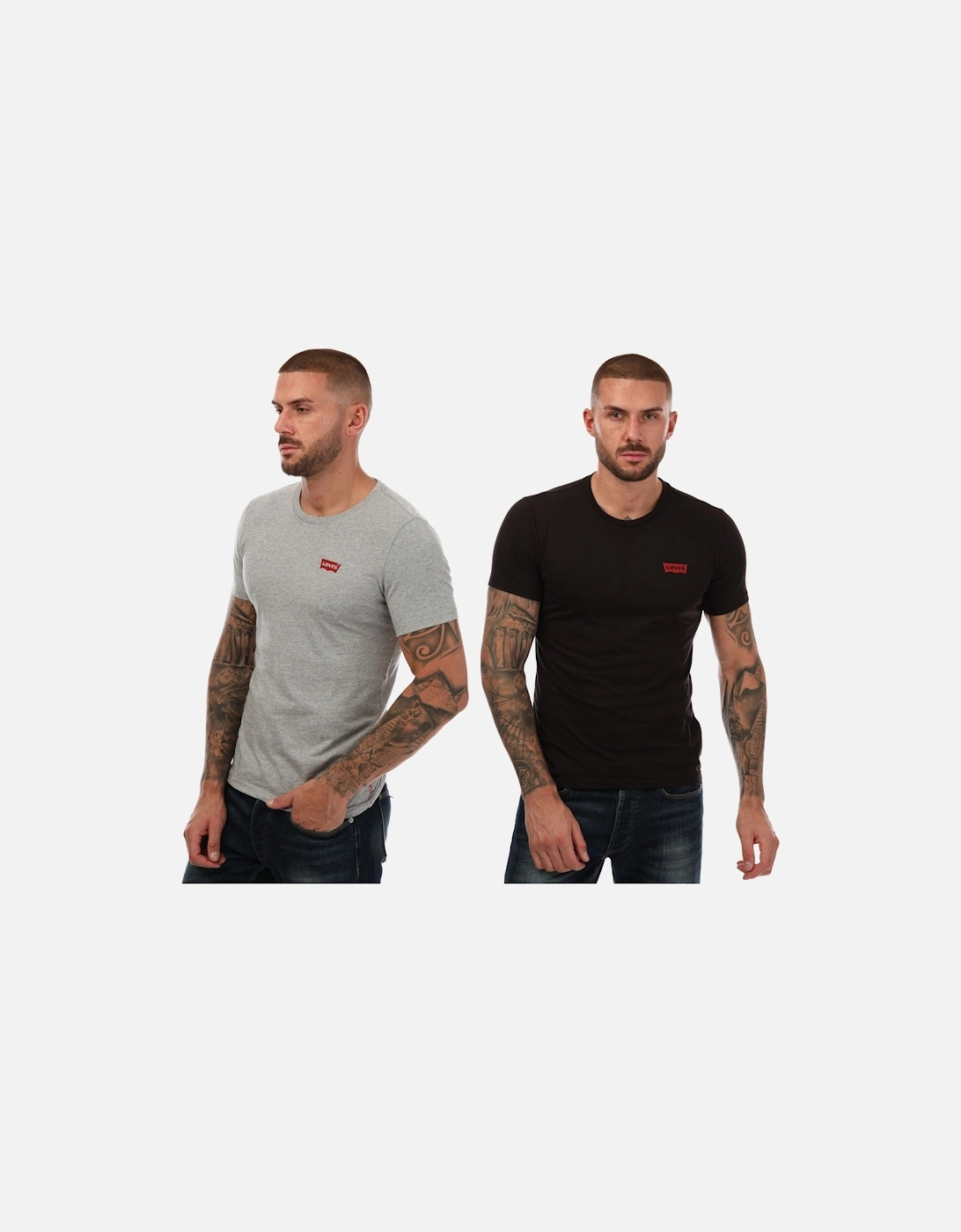 Mens 2 Pack Graphic T-Shirts, 10 of 9