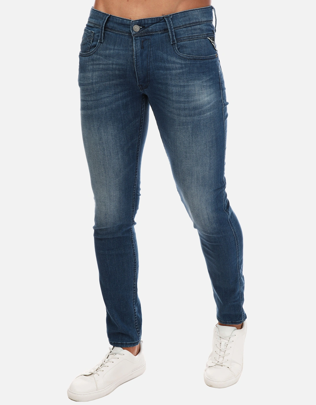 Mens Anbass Slim Fit Jeans, 5 of 4