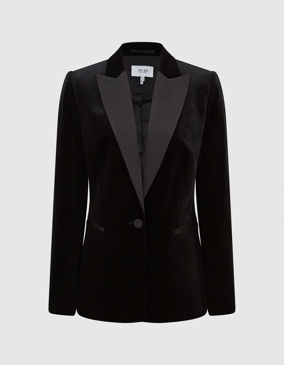 Velvet Single Breasted Suit Blazer, 2 of 1