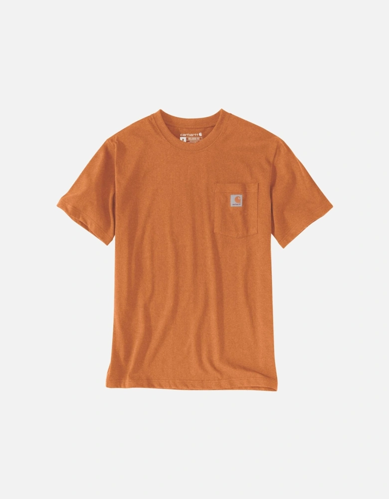 Carhartt Mens Work Pocket Short Sleeve Cotton T Shirt Tee