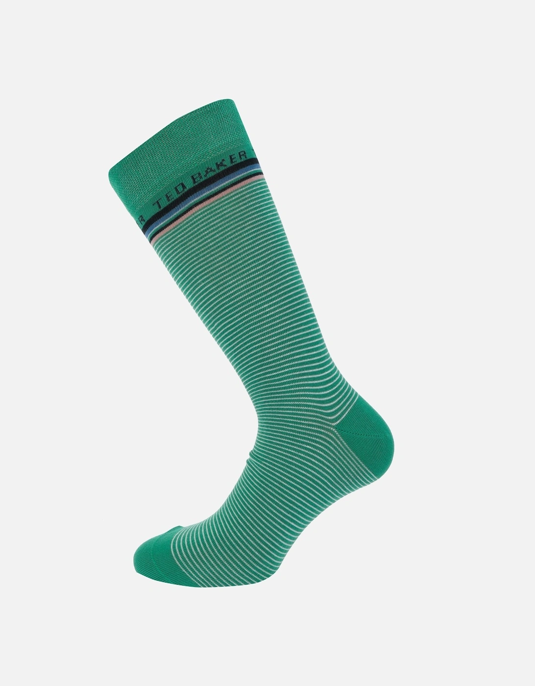 Mens Finestr Fine Striped Sock, 2 of 1