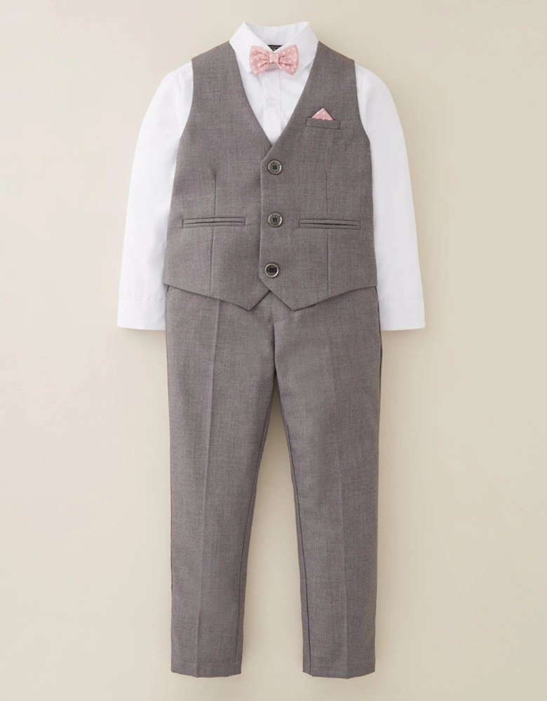 Children's Trouser, Waistcoat and Shirt Suit - Grey
