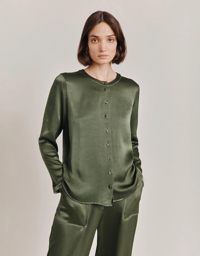 Efie Blouse -Thyme