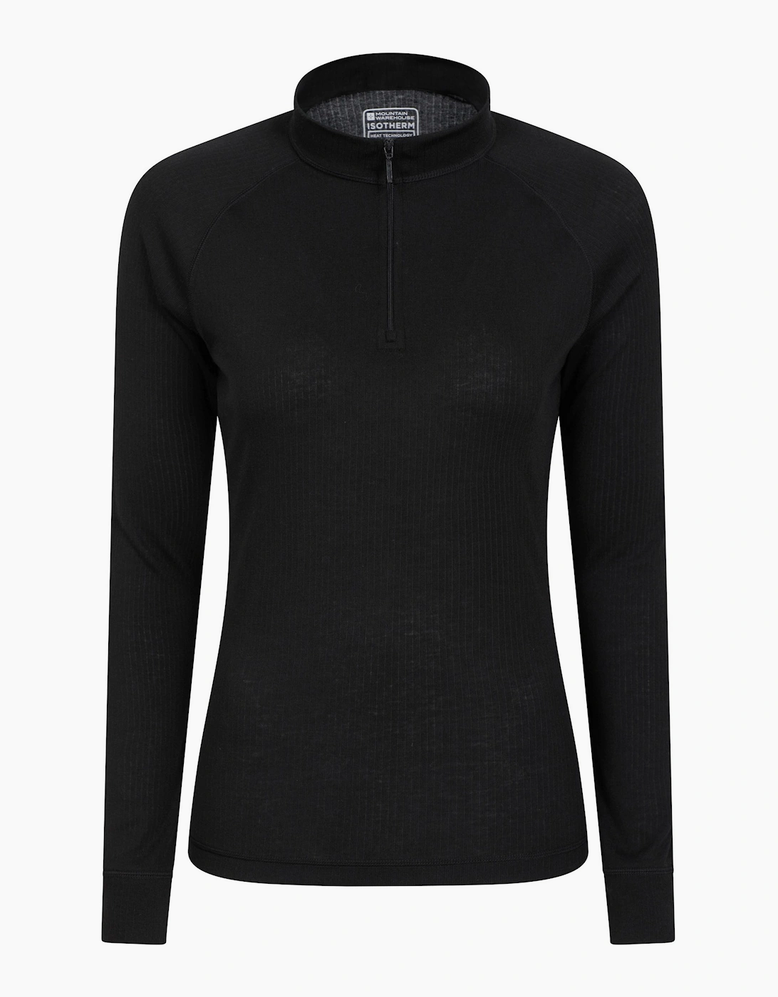 Women's Mountain Warehouse Womens/Ladies Talus Zip Neck Long-Sleeved Thermal Top - Purple - Size: 14
