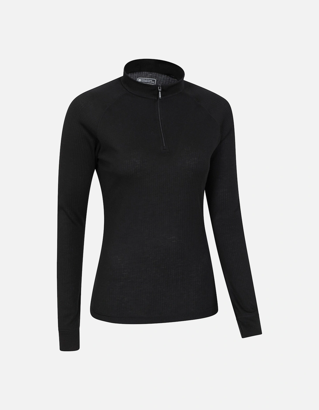 Womens/Ladies Talus Zip Neck Long-Sleeved Thermal Top