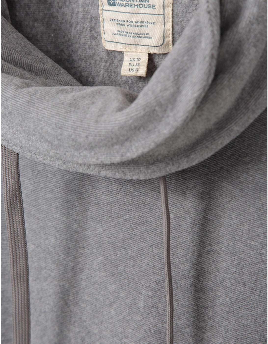 Mountain Warehouse - Women's Fleece Cowl Neck Top - Size: 10 UK - Grey - Image 2