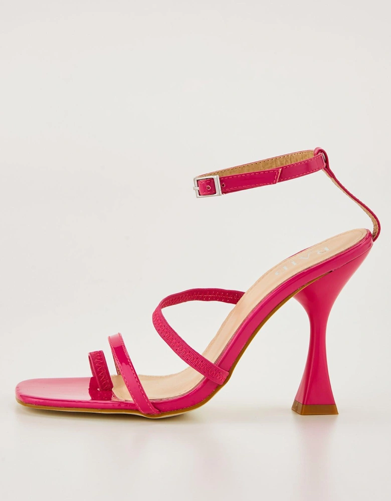 Wide Fit Safiyah Heeled Sandals - Pink