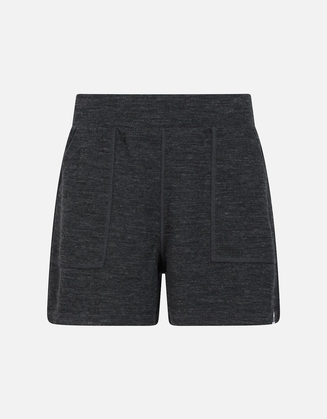 Womens/Ladies Merino Wool Sweat Shorts, 5 of 4