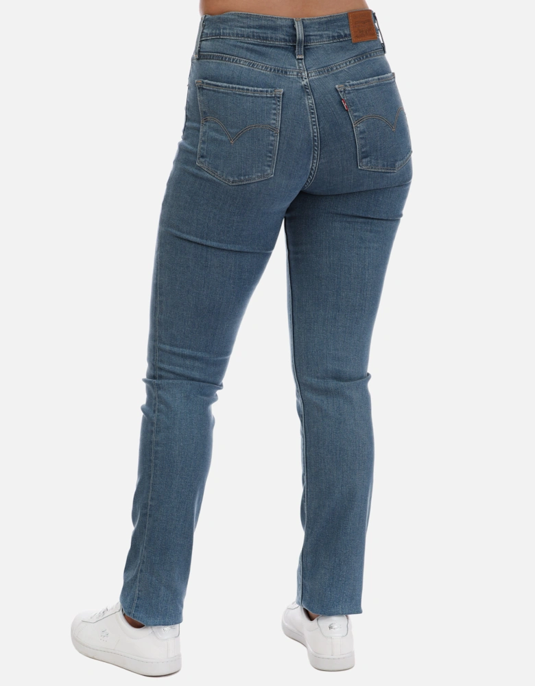 Womens 724 High Rise Straight Rio Frost Jeans