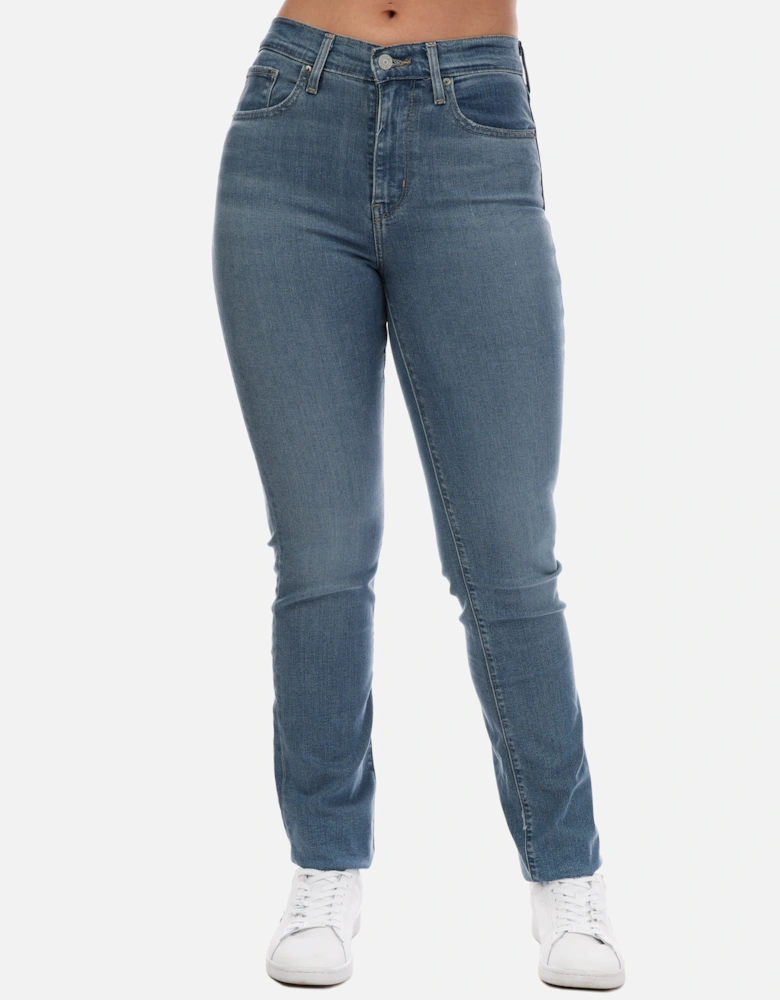 Womens 724 High Rise Straight Rio Frost Jeans