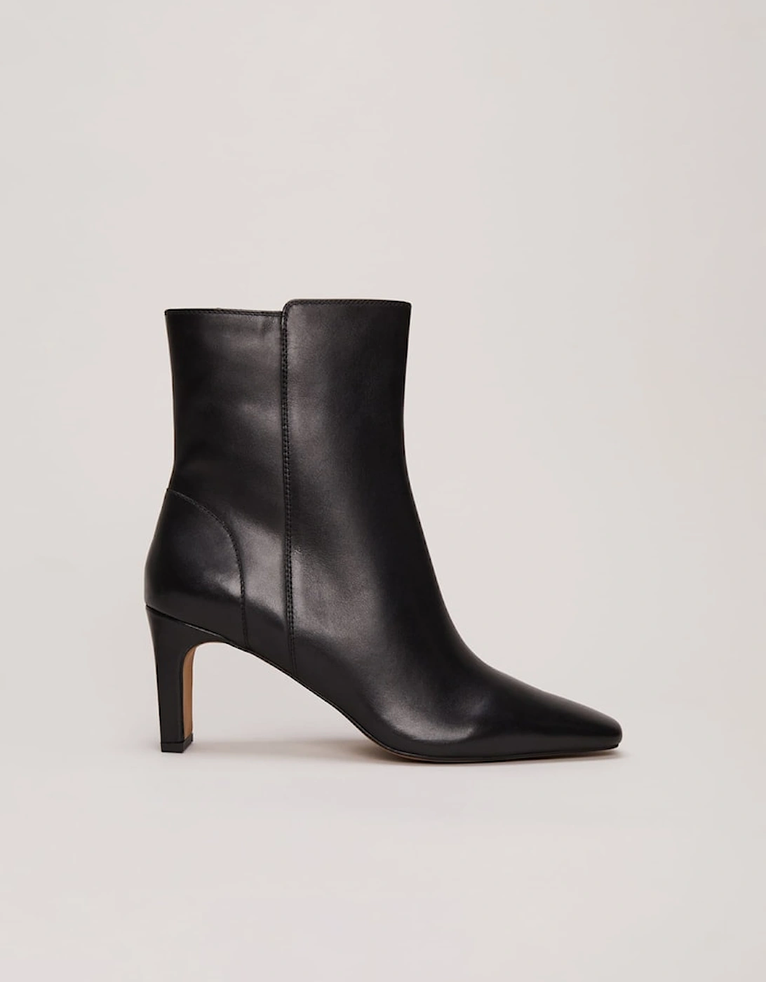Black Leather Ankle Boots, 9 of 8