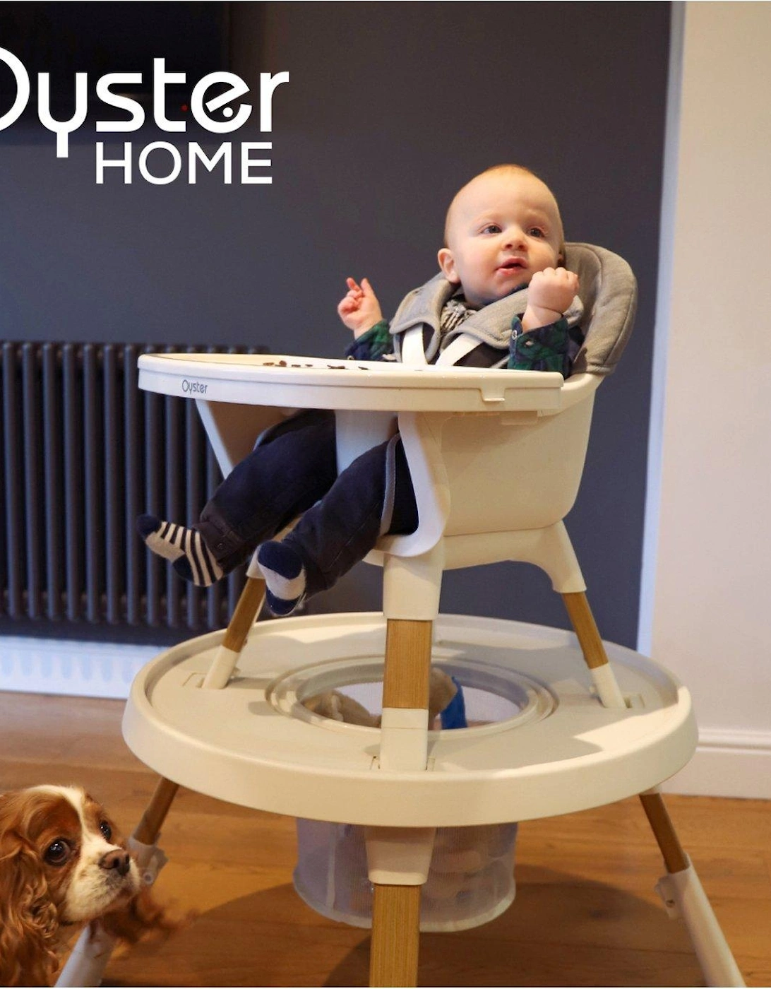 4-in-1 Highchair - Fossil, 2 of 1
