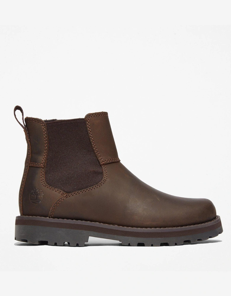 Courma Kid Leather Chelsea Boot