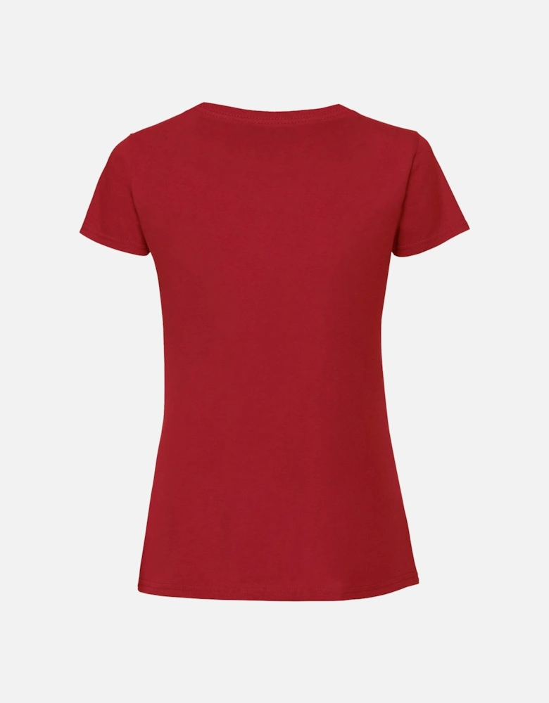 Womens/Ladies Fit Ringspun Premium Tshirt