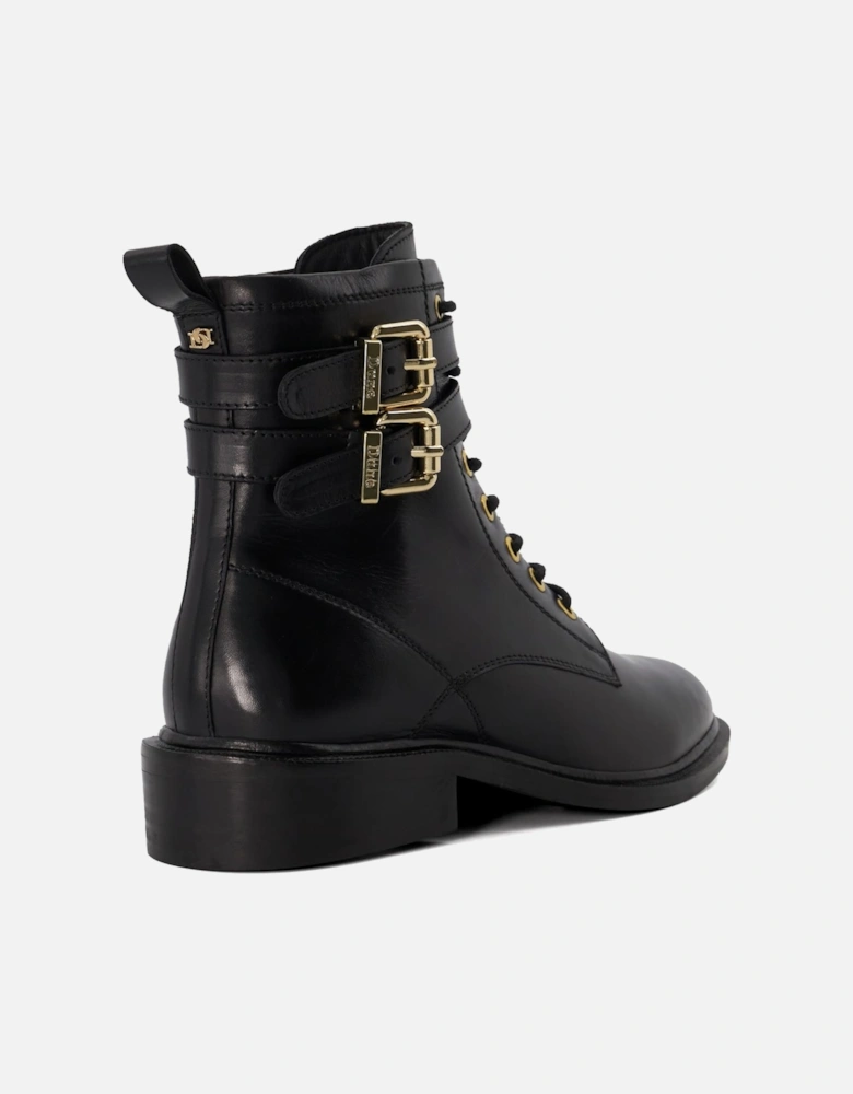 Ladies Phyllis - Casual Buckle-Detail Ankle Boots