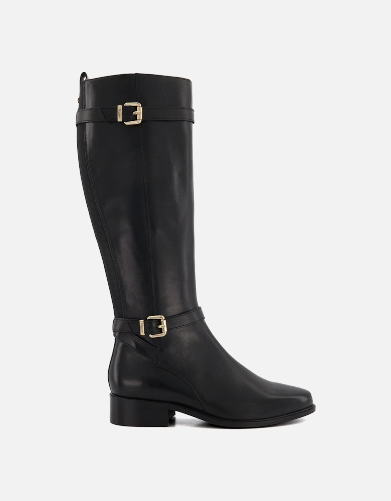 Ladies Tepi - Buckle-Detail Casual Knee-High Boots