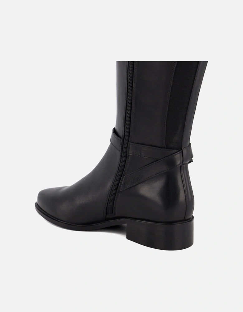 Ladies Tepi - Buckle-Detail Casual Knee-High Boots