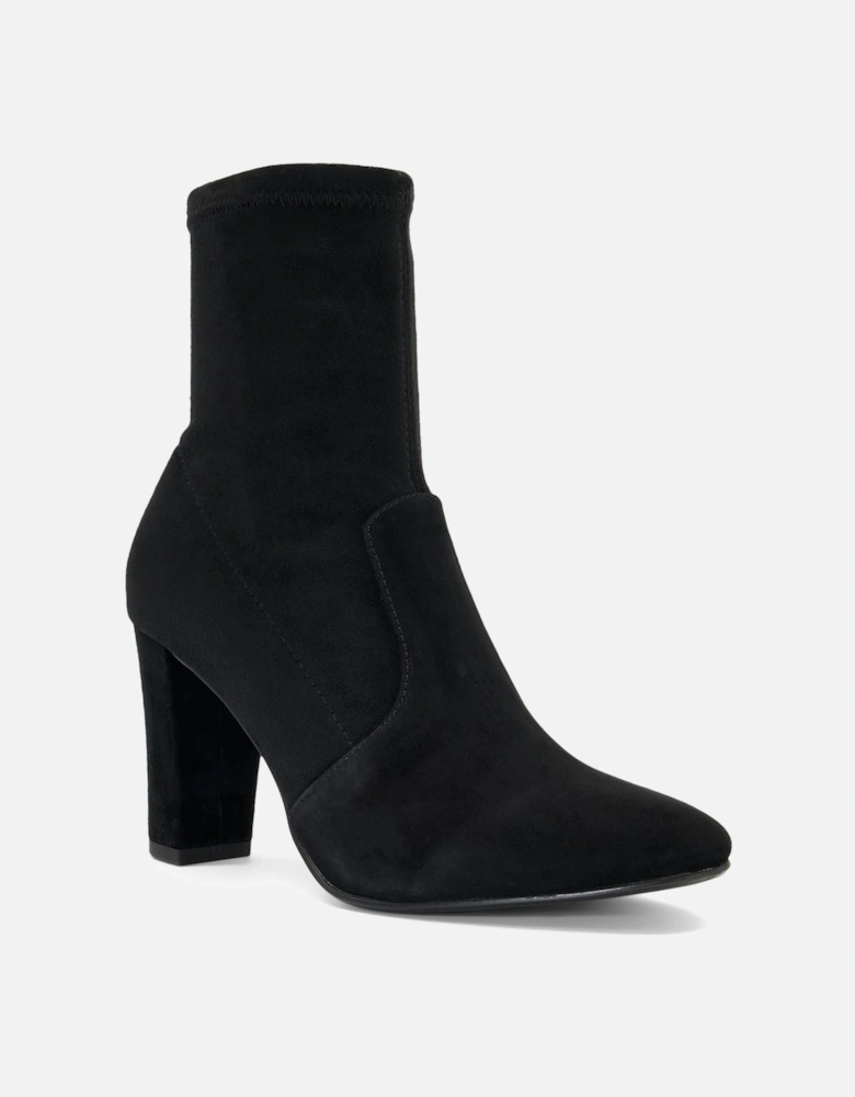 Ladies  Optical - Wide-Fit Heeled Ankle Boots