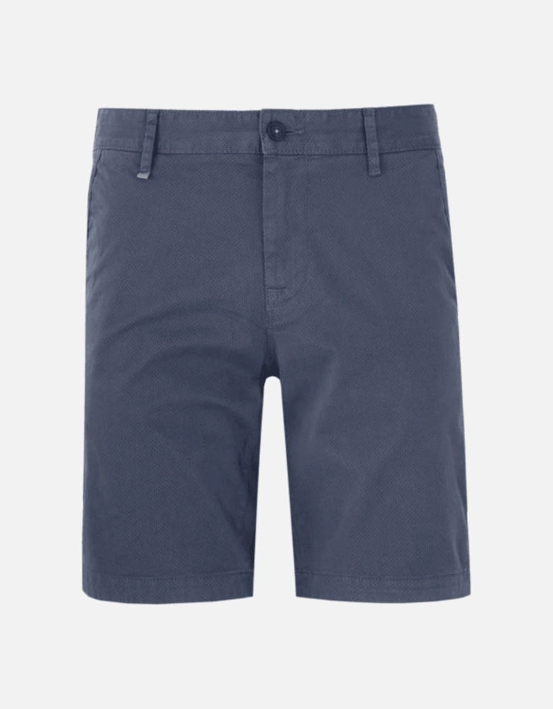 Schino Pique Cotton Blue Chino Shorts