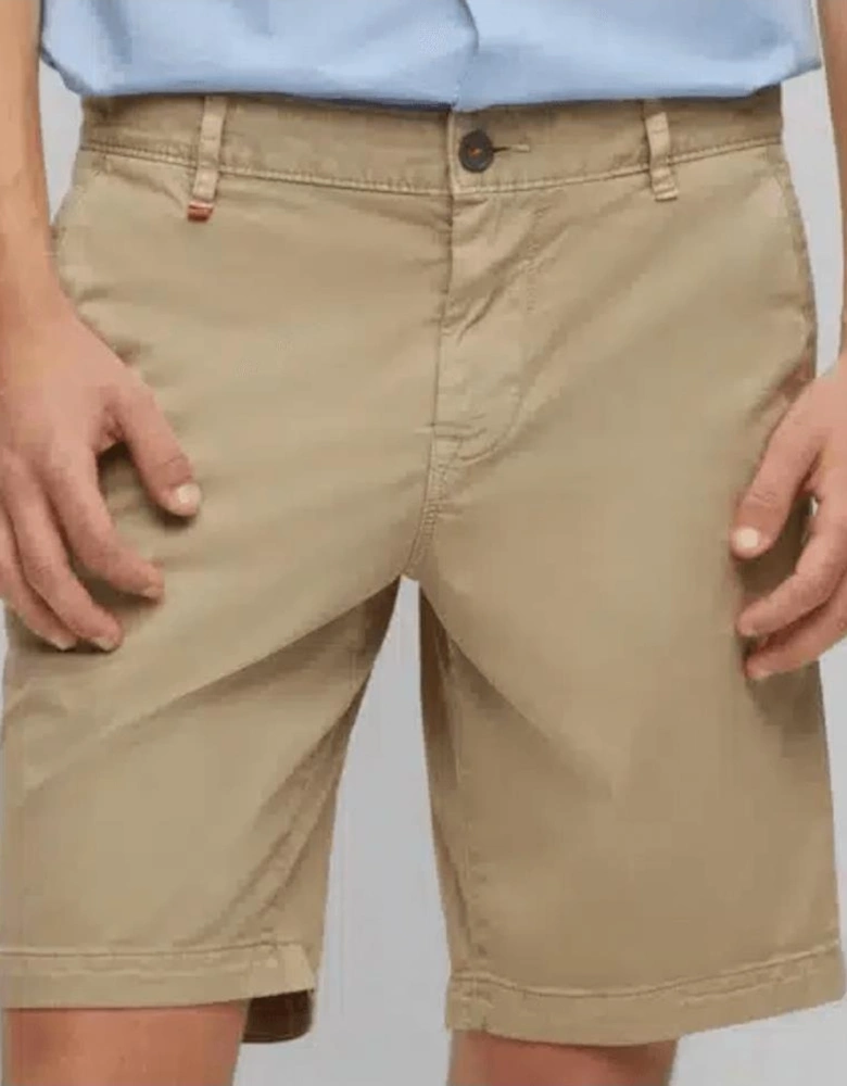 Schino Slim Cotton Beige Chino Shorts