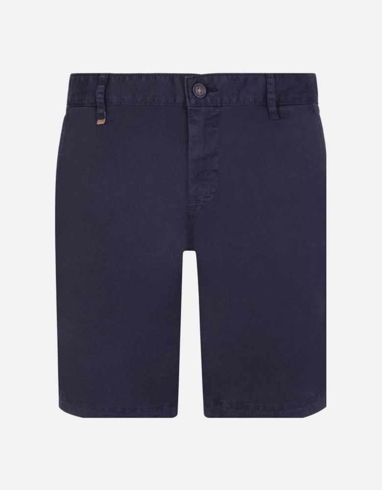 Schino Slim Cotton Navy Chino Shorts