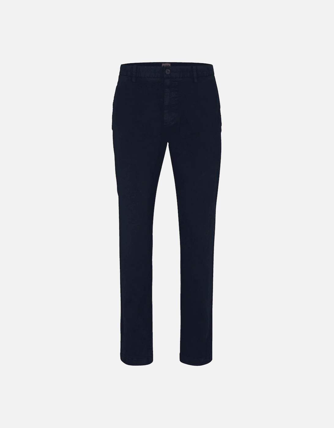 HUGO Embroidered Logo Navy Chino Pants, 4 of 3