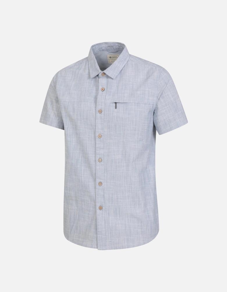 Mens Coconut Slub Short-Sleeved Shirt