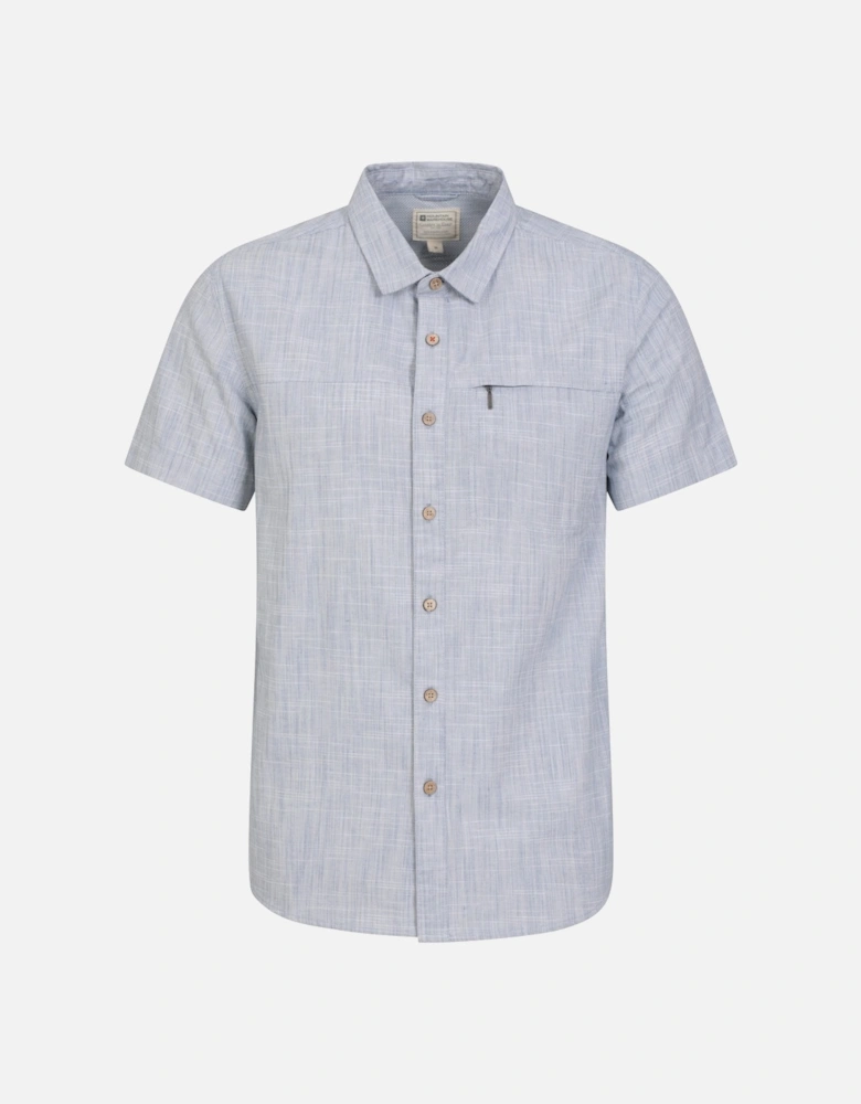 Mens Coconut Slub Short-Sleeved Shirt