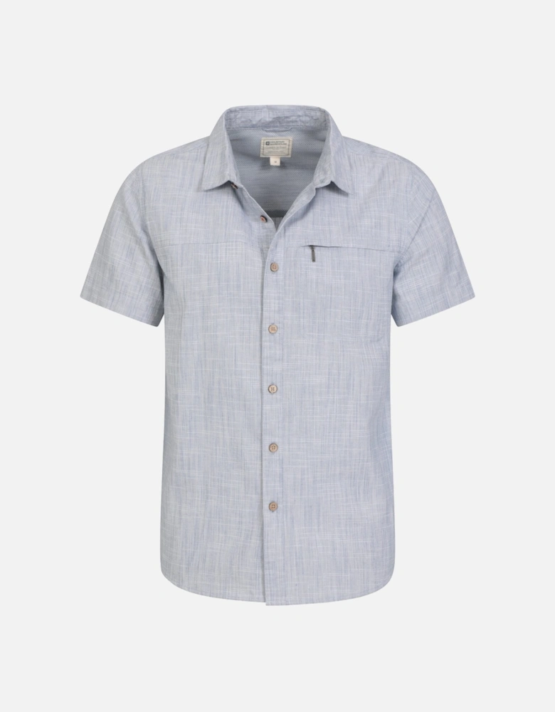 Mens Coconut Slub Short-Sleeved Shirt