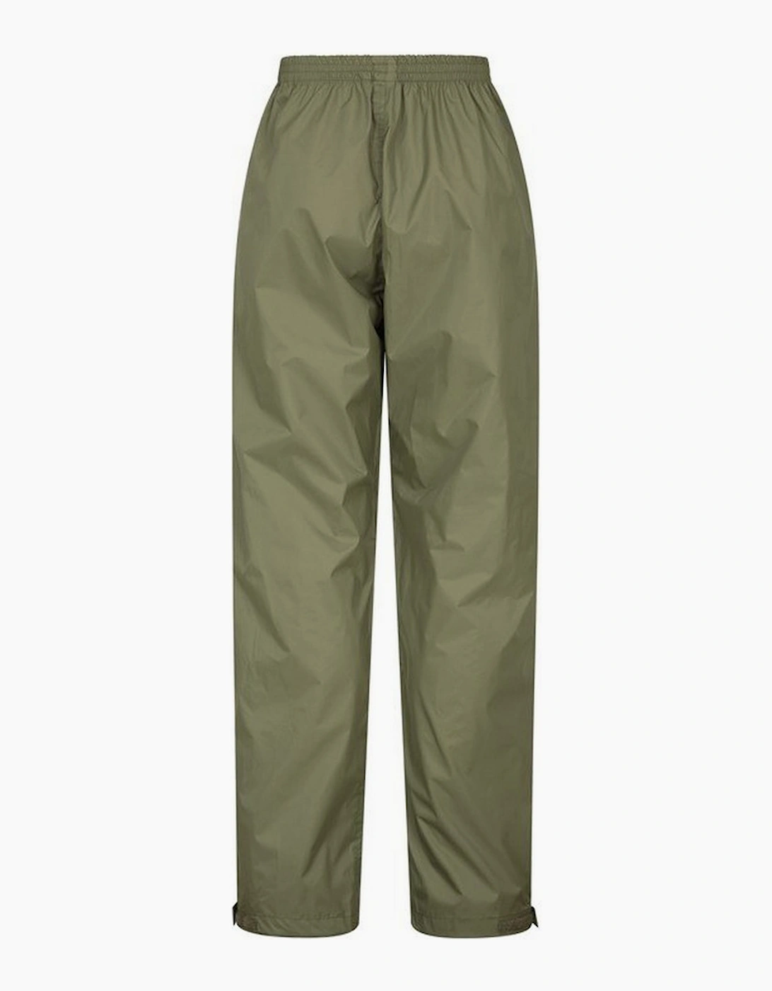 Mountain Warehouse Women's Green / Pakka Waterproof Over Trousers - Size 6 UK R