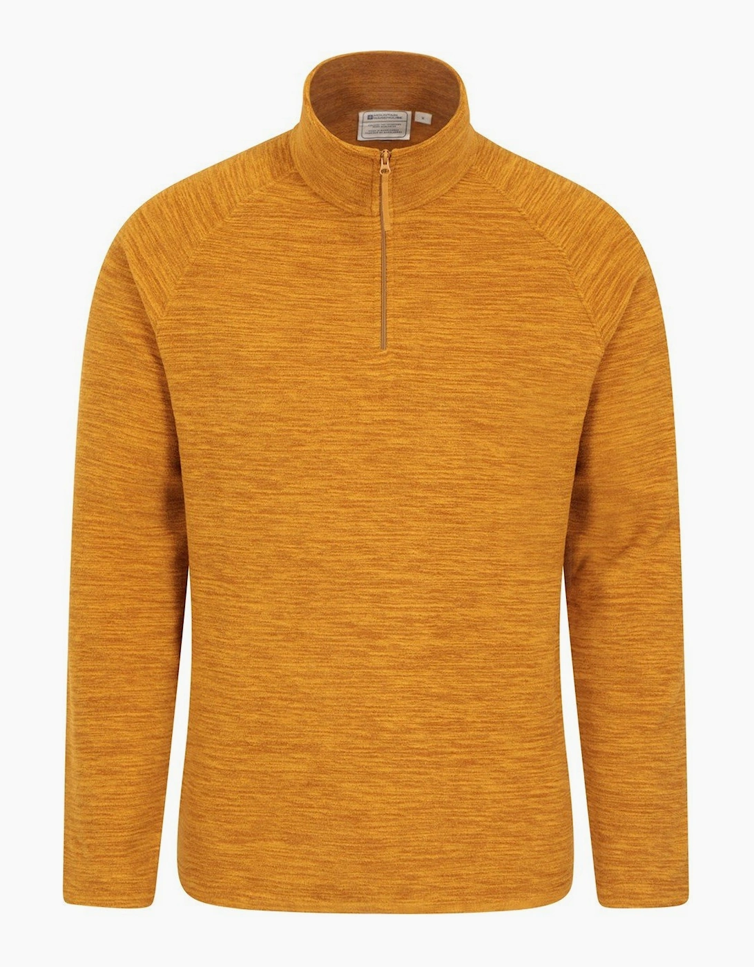 Mountain Warehouse Men's Yellow/Orange Snowdon Ii Fleece Top - Size: 4XL