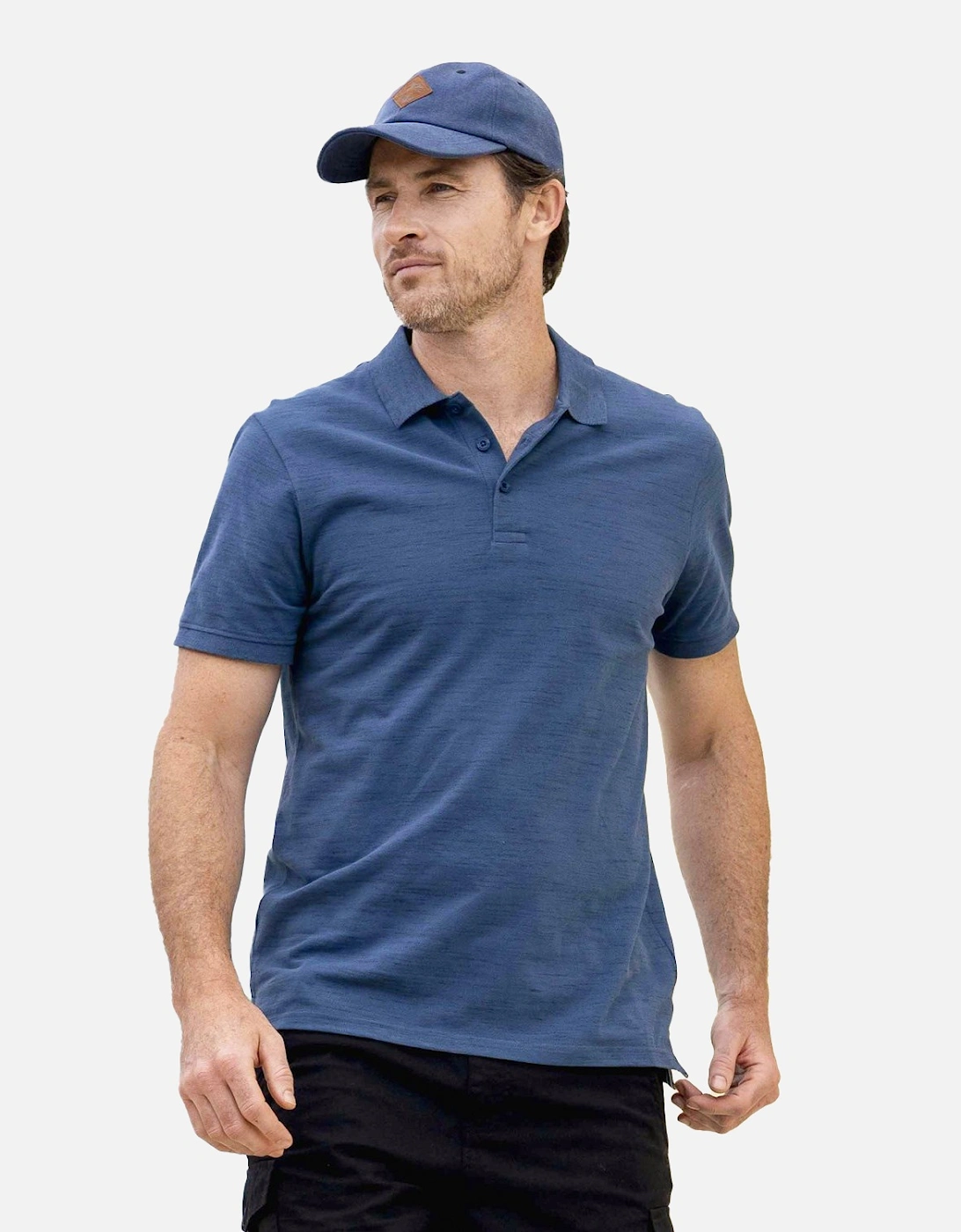 Mens Dawnay Textured Pique Polo Shirt