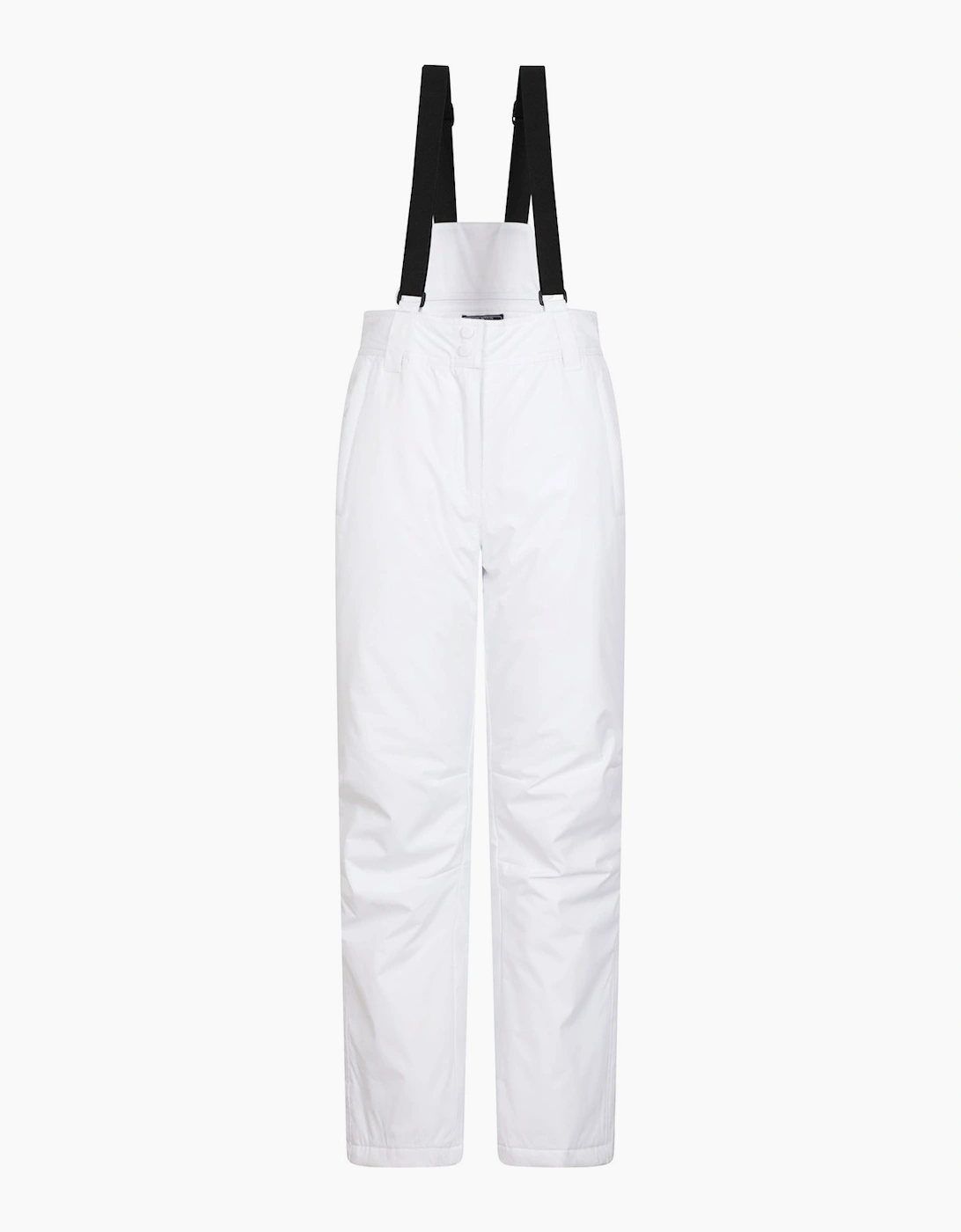 Women's Mountain Warehouse Womens/Ladies Moon Slim Leg Ski Trousers - White - Size: 24 uk
