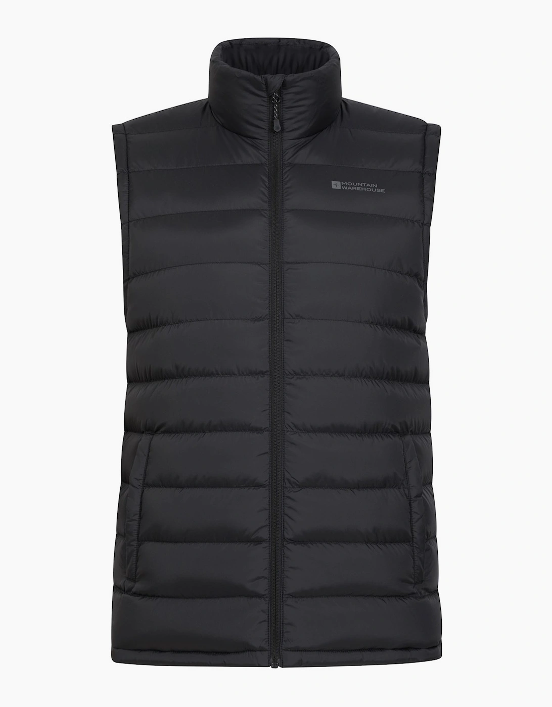Mountain Warehouse Men's Black Seasons Ii Padded Gilet - Size: 48/Regular