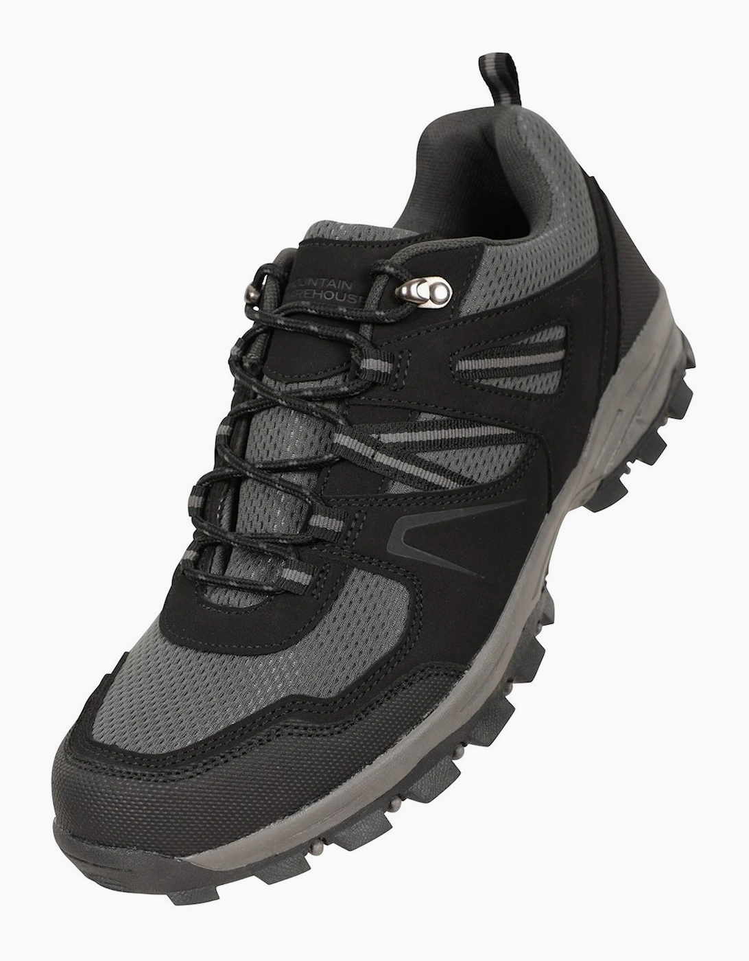 Mountain Warehouse Men's Black Mcleod Outdoor Wide Walking Shoes - Size: 9 Uk