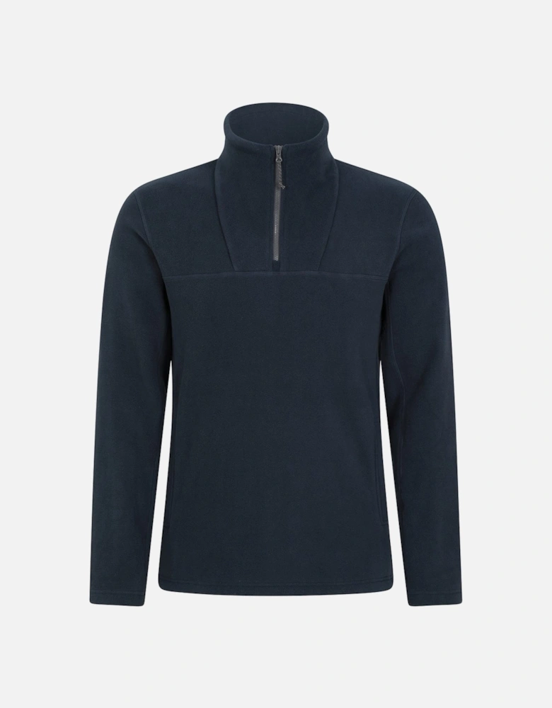 Mens Cedar Half Zip Fleece Top