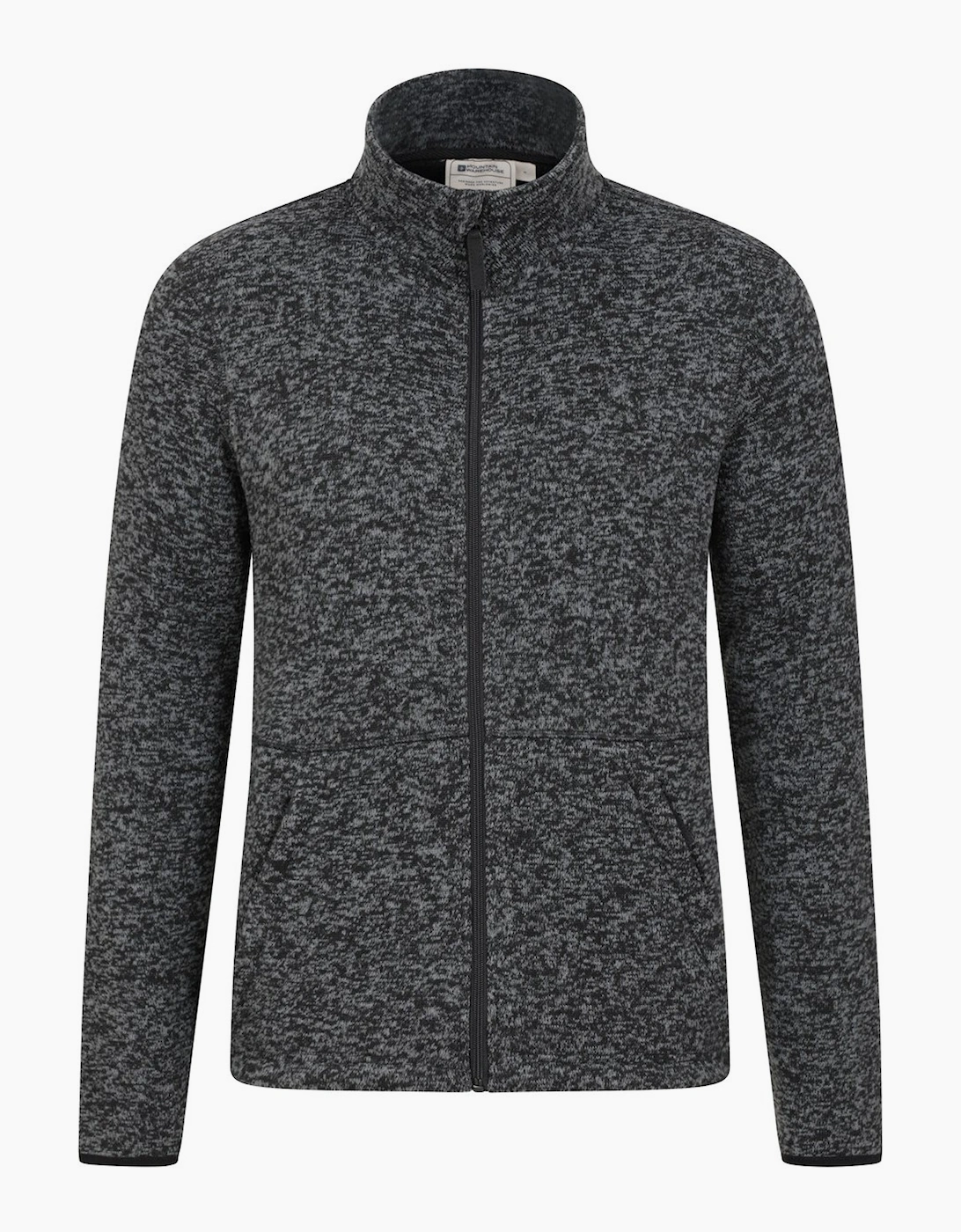 Mountain Warehouse Men's Black Idris Iii Full Zip Fleece Jacket - Size L