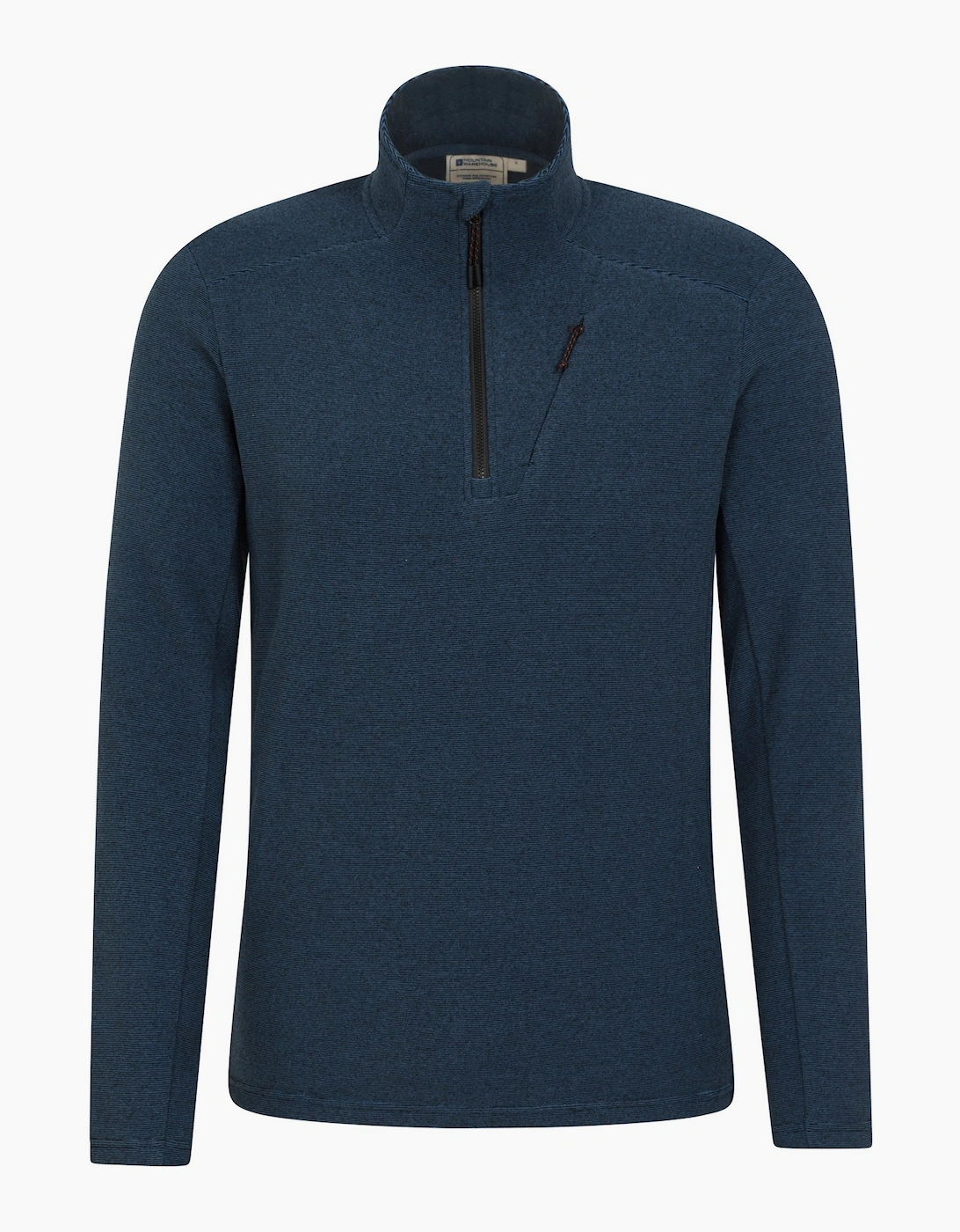 Mountain Warehouse Mens Ridge Half Zip Fleece Top - Blue - Size: XS - Love the Sales