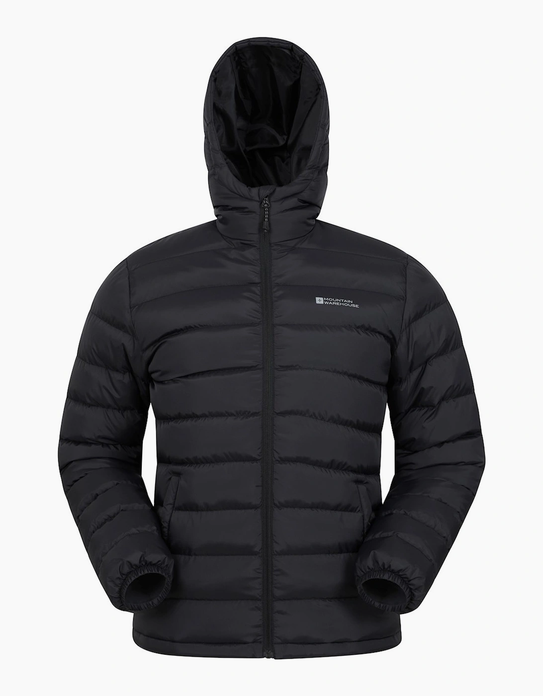 Mountain Warehouse Men's Black Seasons Ii Padded Jacket - Size: 48/Regular
