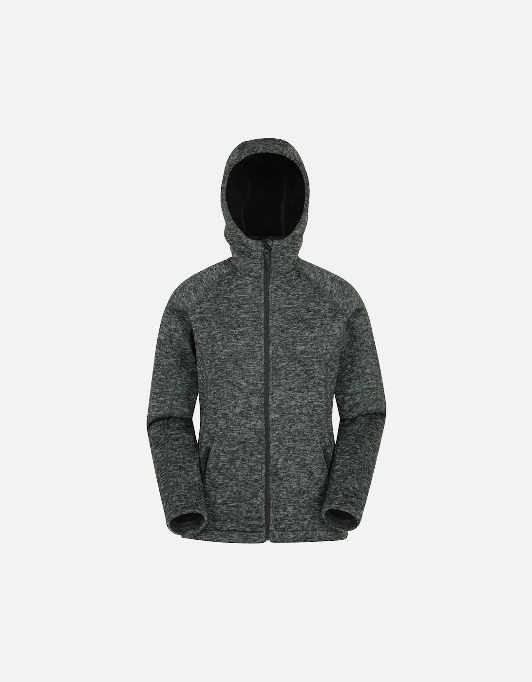 Mountain Warehouse Women's Black / Nevis Faux Fur Lined Full Zip Hoodie - Size 16