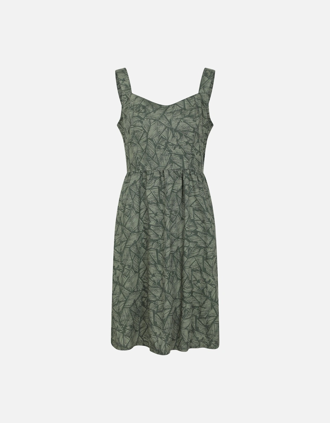 Womens/Ladies Summertime Printed Midi Dress, 5 of 4